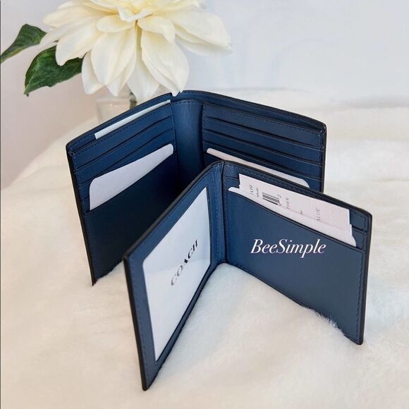 NWT Coach 3 In 1‎ Wallet In Colorblock Signature Canvas With Coach Patch - Picture 4 of 7